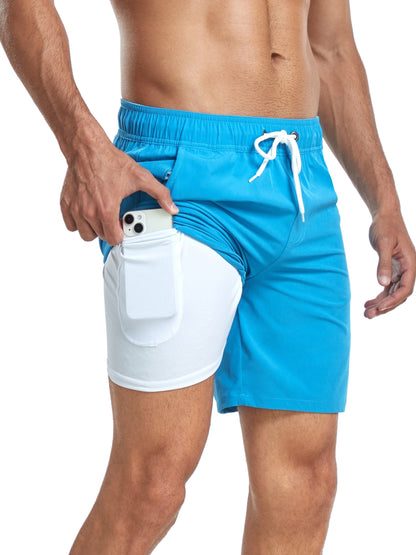 Men's Swim Shorts Inner Pocket