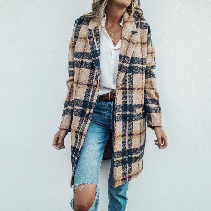 Women's Long Coat Stylish Warm Outerwear - Vonnera