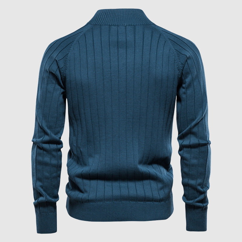 Men's Cotton Full Zip Cardigan