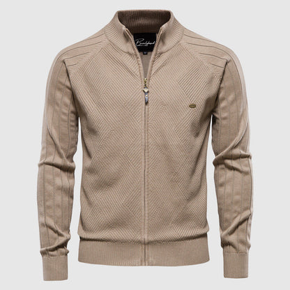 Men's Turtleneck Cardigan Zipper Sweater - Vonnera