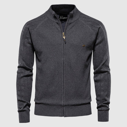 Men's Cotton Full Zip Cardigan
