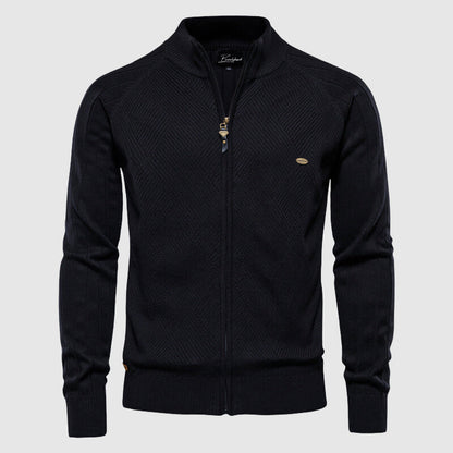 Men's Cotton Full Zip Cardigan