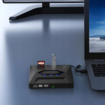 External 7-in-1 DVD Player CD DVD RW Writer