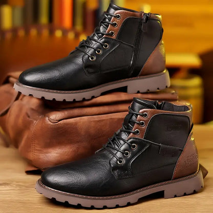 Men's Zipper Boots