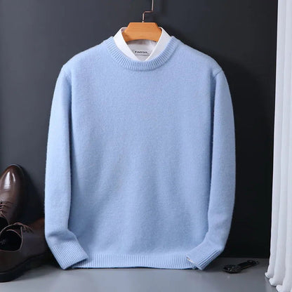 Men's Wool Blend Pullover Sweater