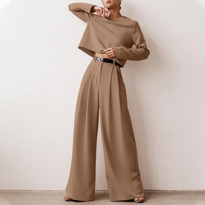 Women's Palazzo Pants Set Two Piece