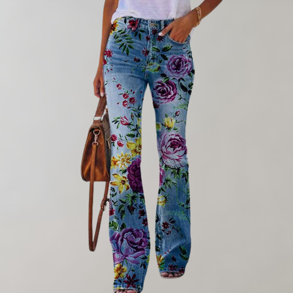 Women's Flare Pants Lightweight Summer Style