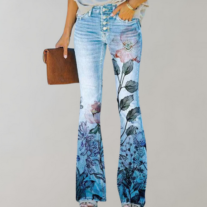 Women's Flare Pants Lightweight Summer Style