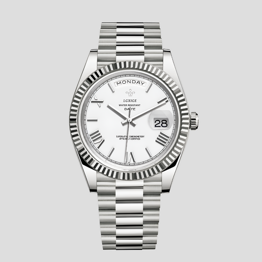 Men's Classic Leather Wristwatch 41mm - Vonnera