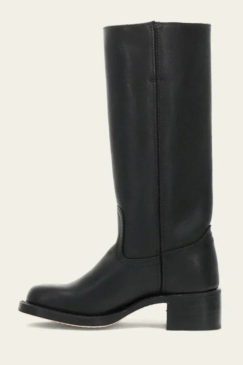 Women's Mid Calf Boots Closed Toe Block Heel