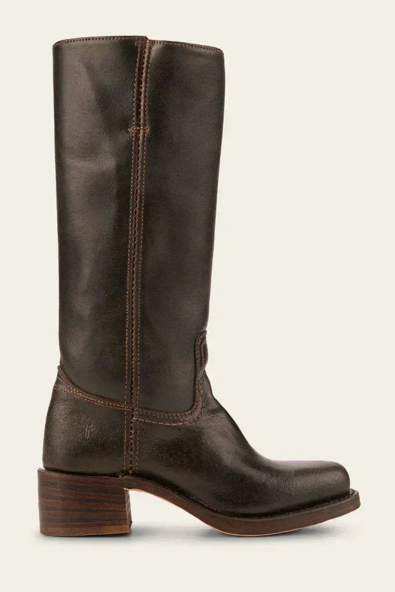 Women's Mid Calf Boots Closed Toe Block Heel