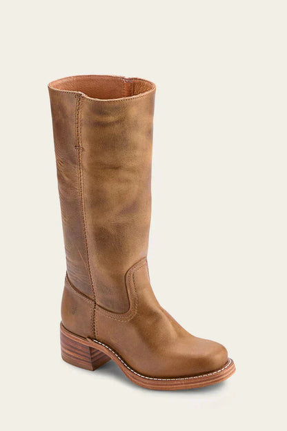 Women's Knee-High Boots Slim Fit Structured Sole