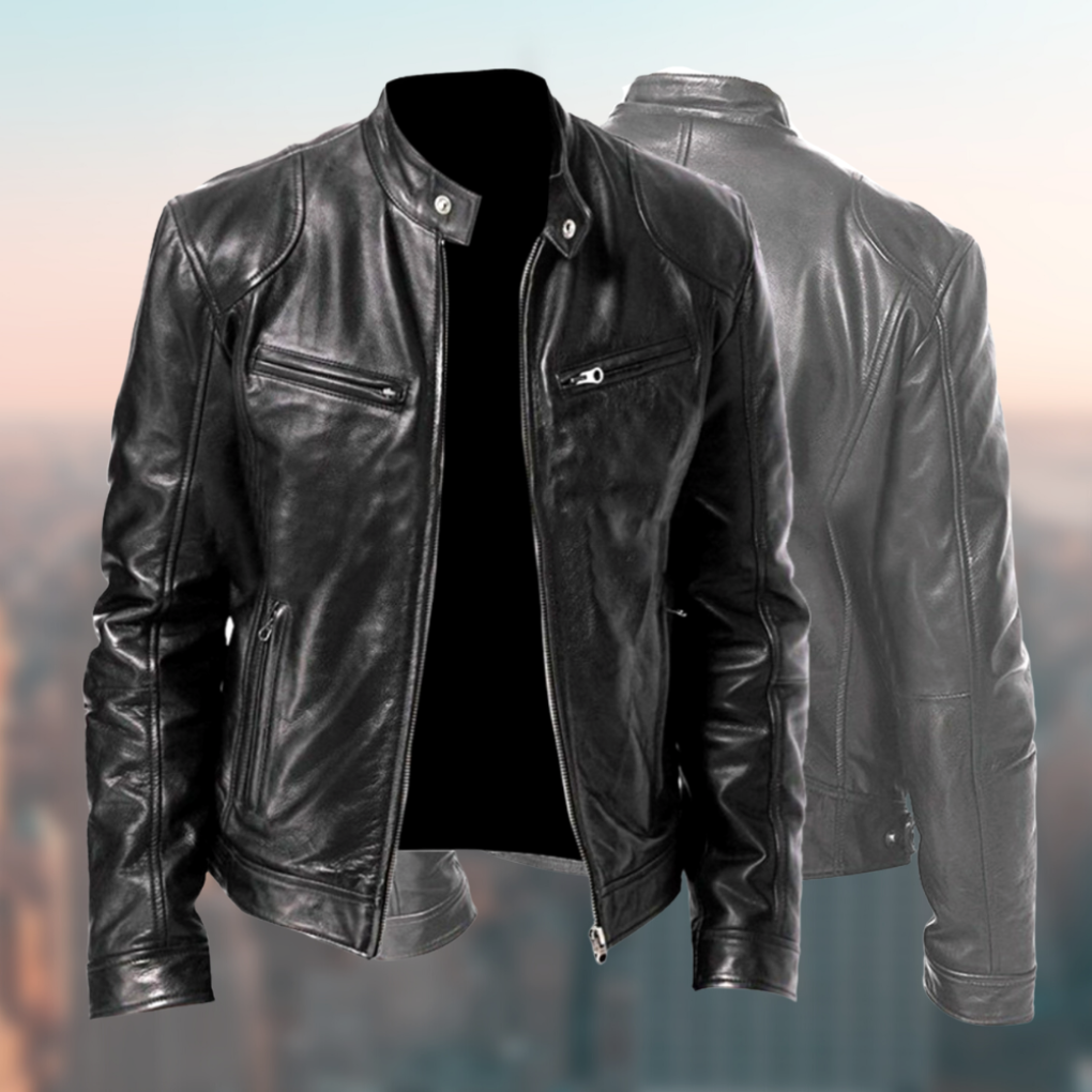 Men's Leather Jacket Timeless Brown