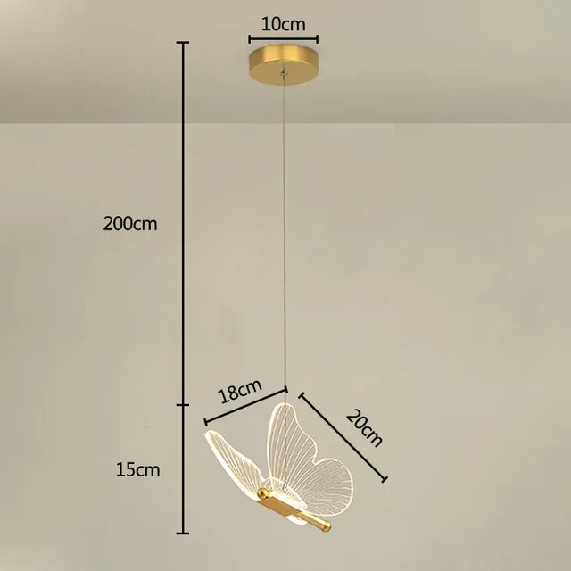 Butterfly Pendant Lamp Led Magical