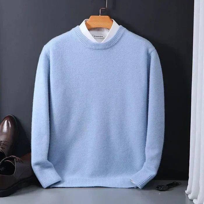 Women's Wool Sweater Relaxed Fit Warm Beige