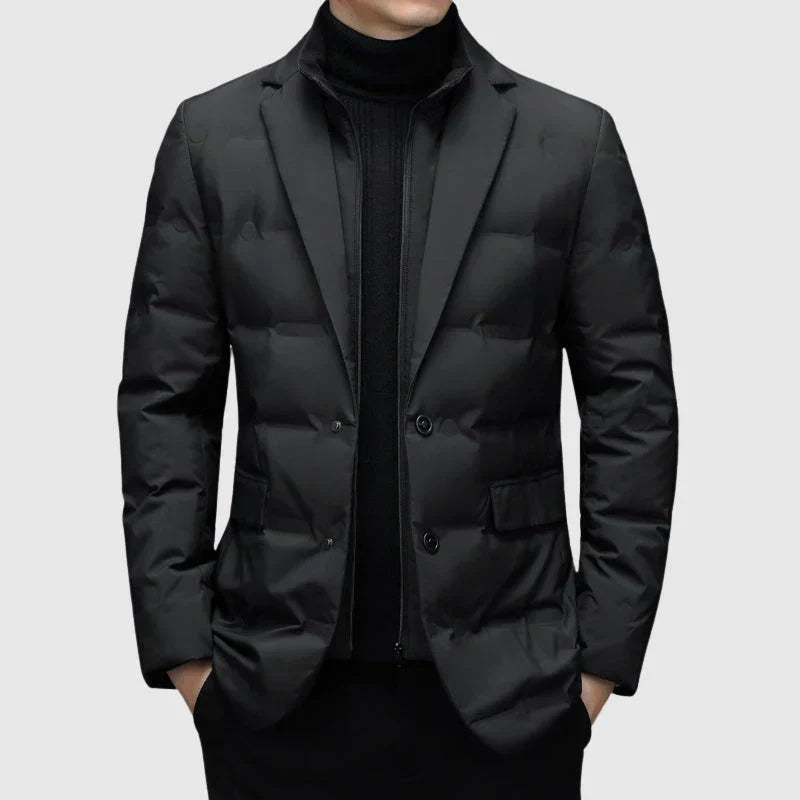 Colton Men's Padded Winter Blazer - Vonnera