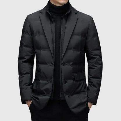 Colton Men's Padded Winter Blazer - Vonnera