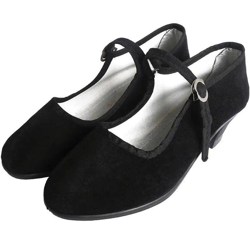 Women's Dance Sneakers Lace-Up Leather Comfortable - Vonnera
