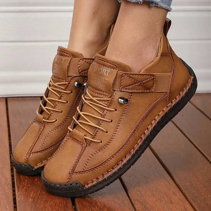 Women's Lace-Up Shoes Retro Comfortable - Vonnera