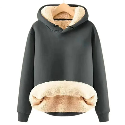 Women's Fleece Lined Hoodie Soft Warm