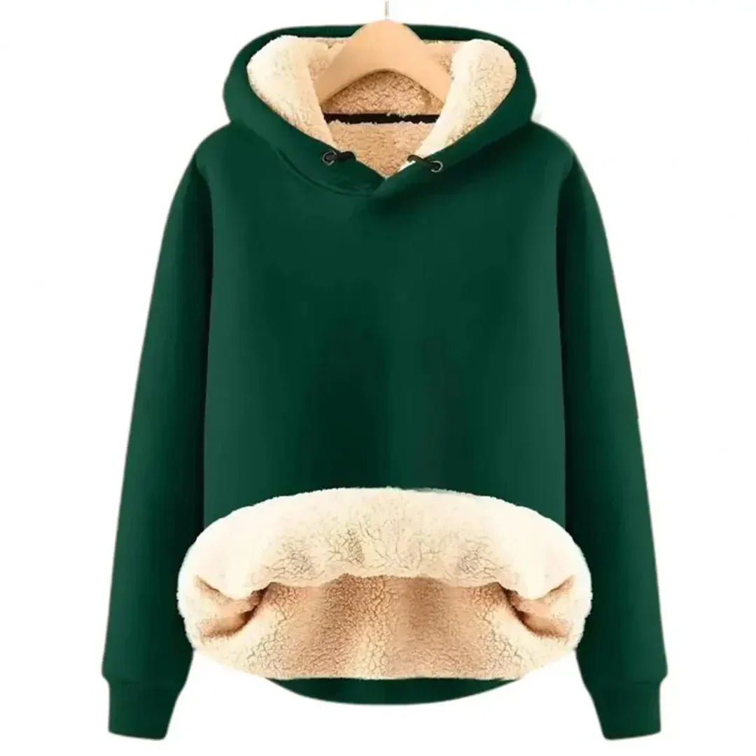 Women's Fleece Lined Hoodie Soft Warm