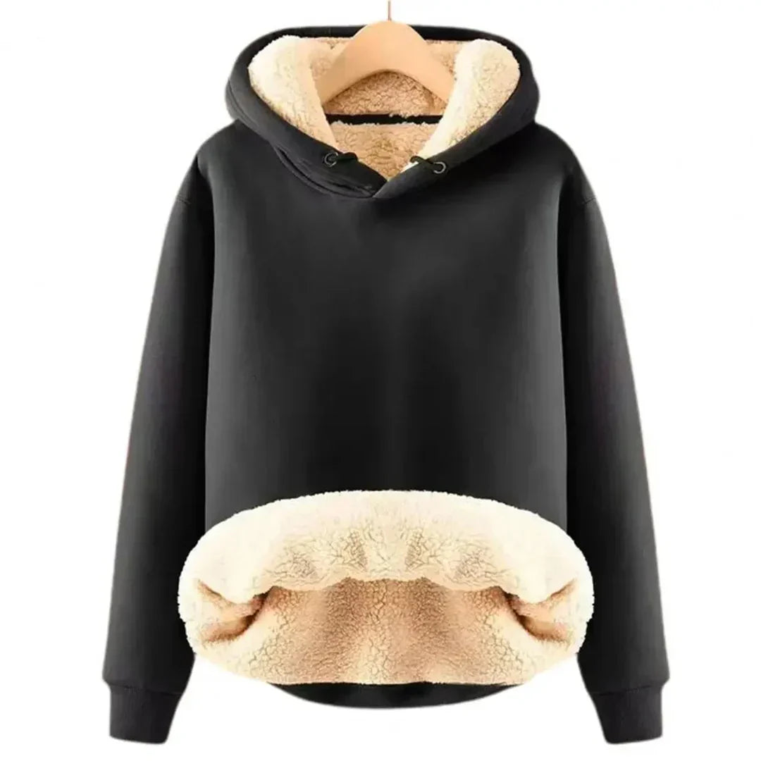 Women's Fleece Lined Hoodie Soft Warm