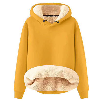 Women's Fleece Lined Hoodie Soft Warm