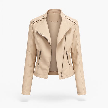 Women's Lambskin Jacket Autumn - Vonnera