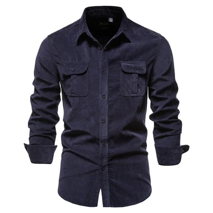 Men's Corduroy Shirt Classic - Vonnera