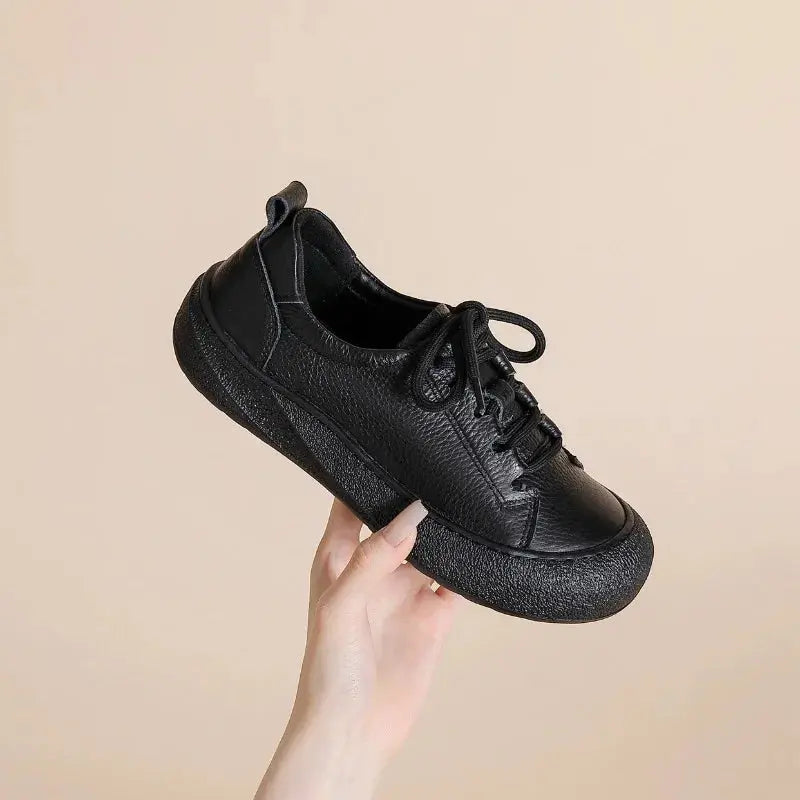 Women's Lightweight Black Flats - Vonnera
