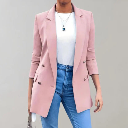 Women's Elegant Wool Blazer - Vonnera