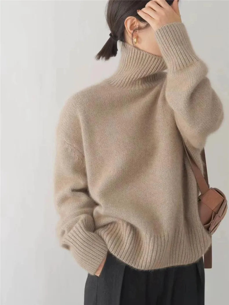 Women's Turtleneck Oversized Sweater