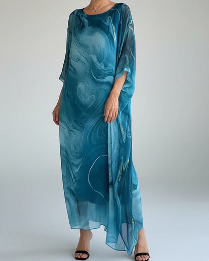 Women's Long Sleeve Maxi Dress - VibreMode