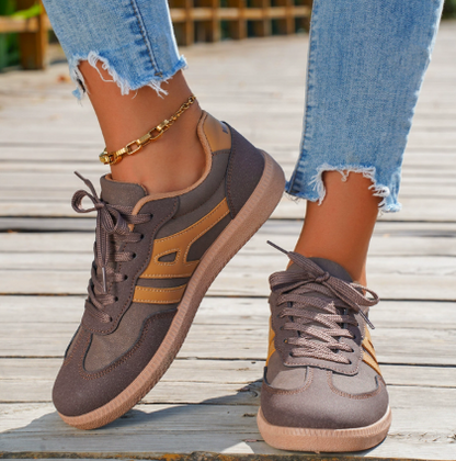 Loravelle Women's Orthopedic Suede Sneakers - Vonnera