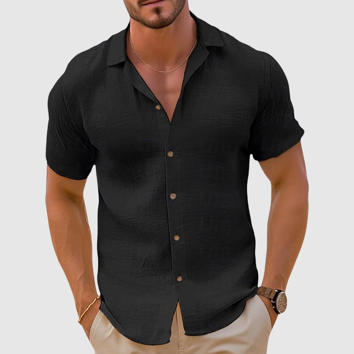 Lorenzo Men's Casual Blouse