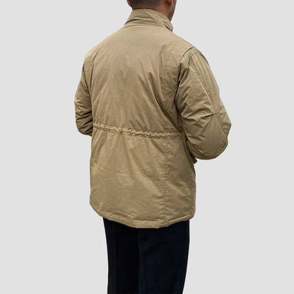 Lorenzo Vitali Men's Retro Work Jacket Vintage Cotton