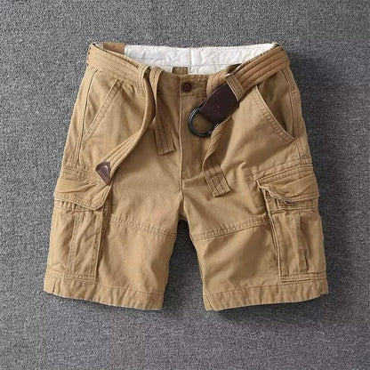 Men's Cargo Shorts Belted Multi Pocket - Vonnera