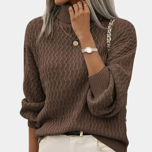 Men's Argyle Turtleneck Sweater - Vonnera