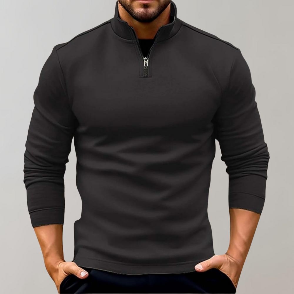 Men's Lightweight Zipper Sweater Breathable - Vonnera