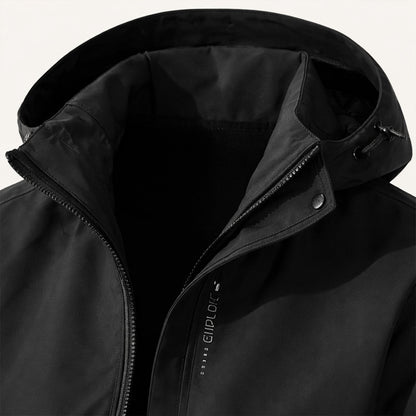 Waterproof Softshell Rain Jacket Windproof Hooded Outdoor Coat