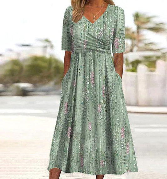 Hannah™ | Elegant Floral Summer Dress