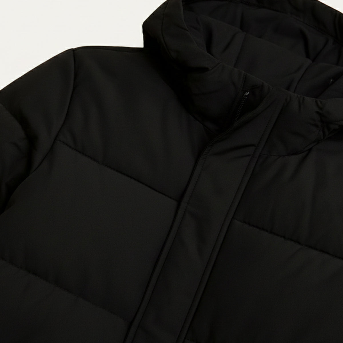 Men's Long Puffer Hooded Winter Coat