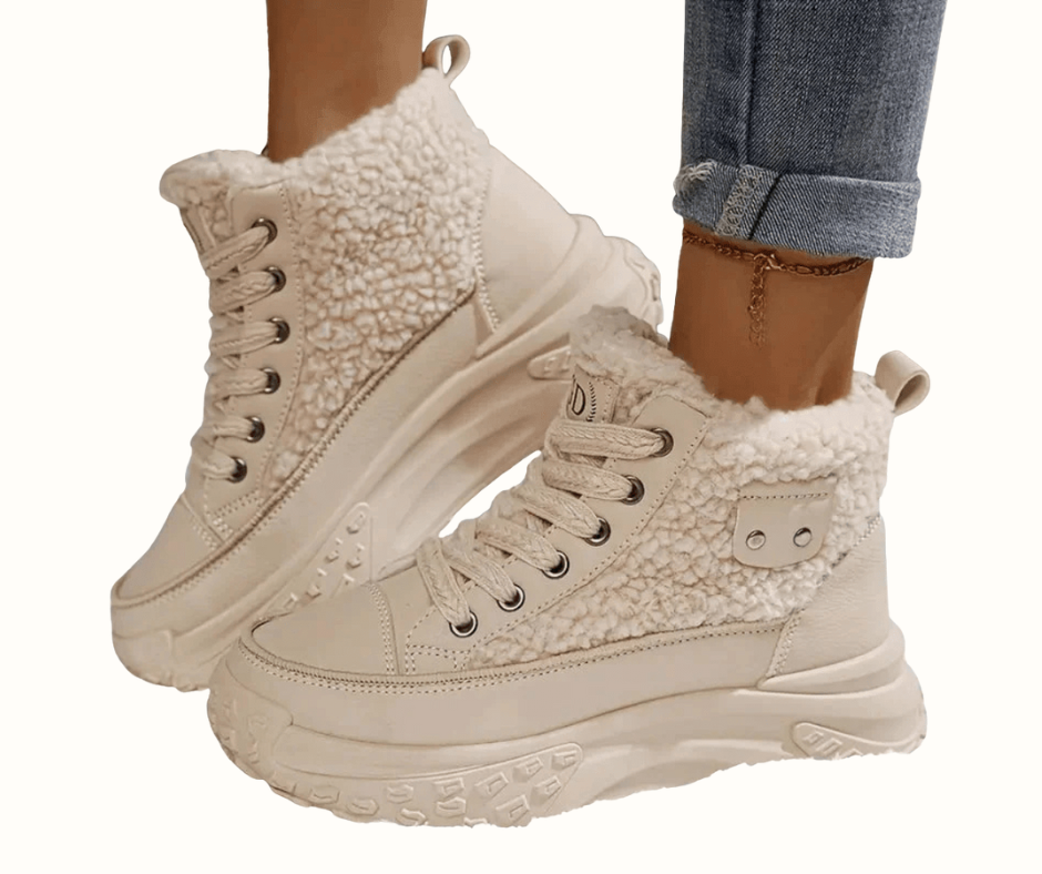 Women's Platform Boots Lace-Up - Vonnera