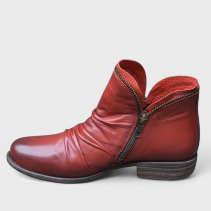 Women's Ankle Boots Side Zip Black