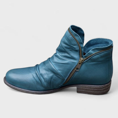 Women's Ankle Boots Side Zip Black