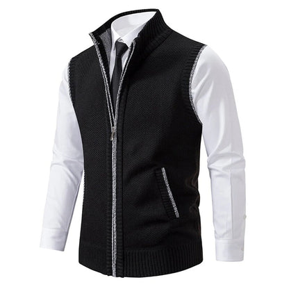 Men's Vest Polished Layered Refined Details - Vonnera