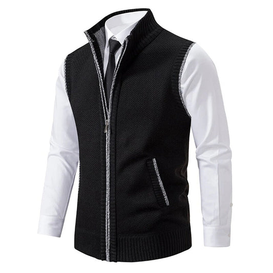 Men's Vest Polished Layered Refined Details - Vonnera