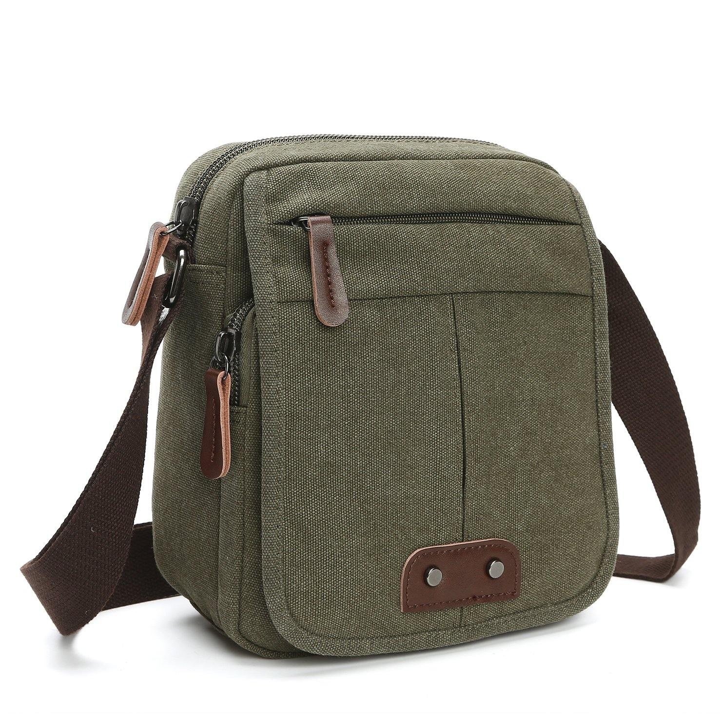 Eloy Unisex Canvas Shoulder Bag - Vonnera