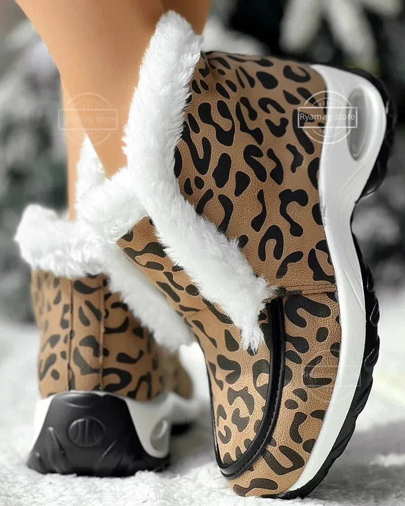 Women's Low Ankle Boots Slip On Platform