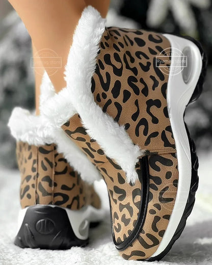 Women's Low Ankle Boots Slip On Platform
